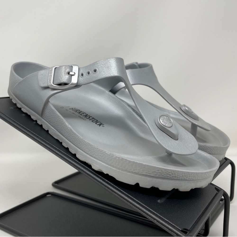 Birkenstock Gizeh Essentials EVA Womens Sandals Size 8 Regular Gray Shoes